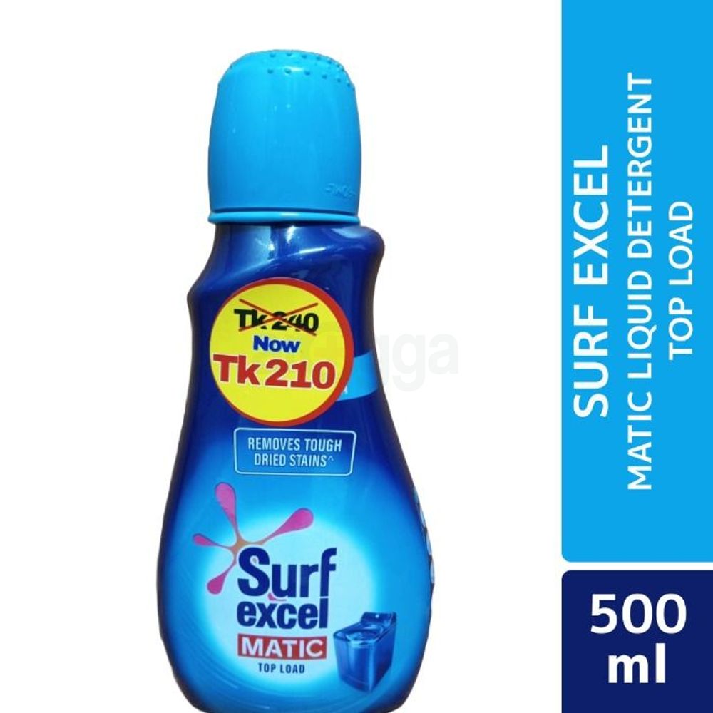 Surf Excel Matic Liquid Detergent Top Load 500ml  