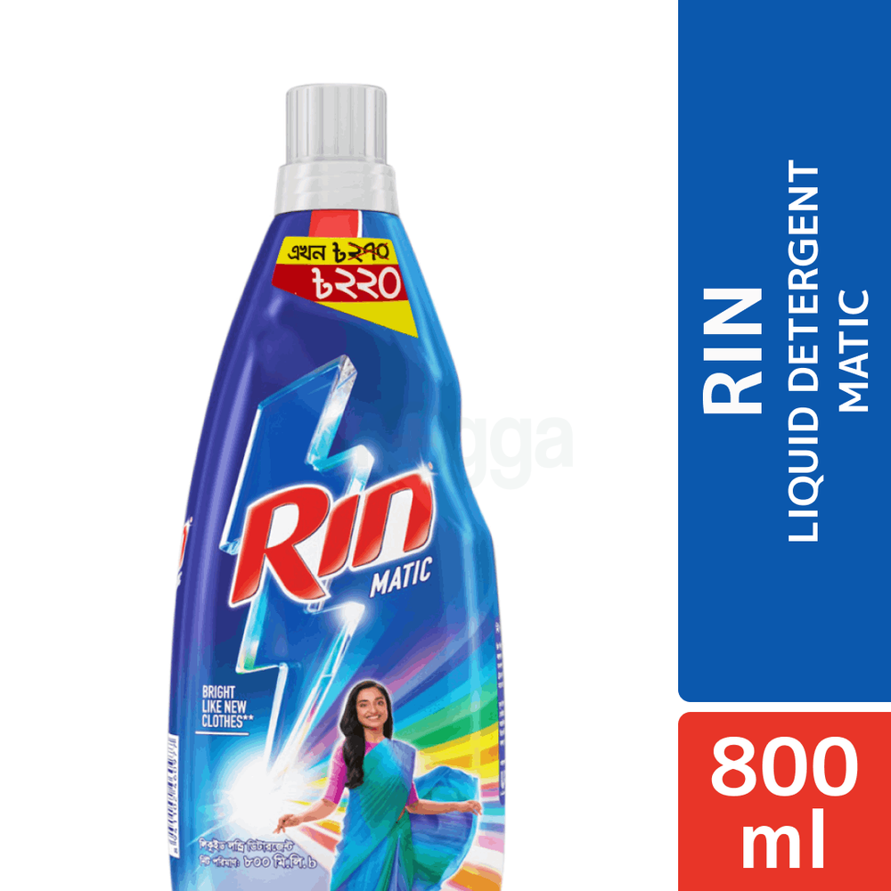 Rin Liquid Detergent 800ml  