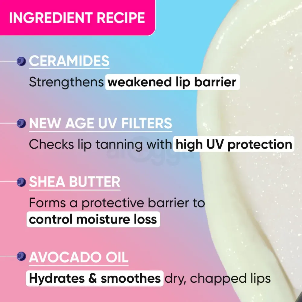 Dot and Key Barrier Repair Hydrating Non Tinted Lip Balm SPF 50 PA+++ - Blueberry Bliss  