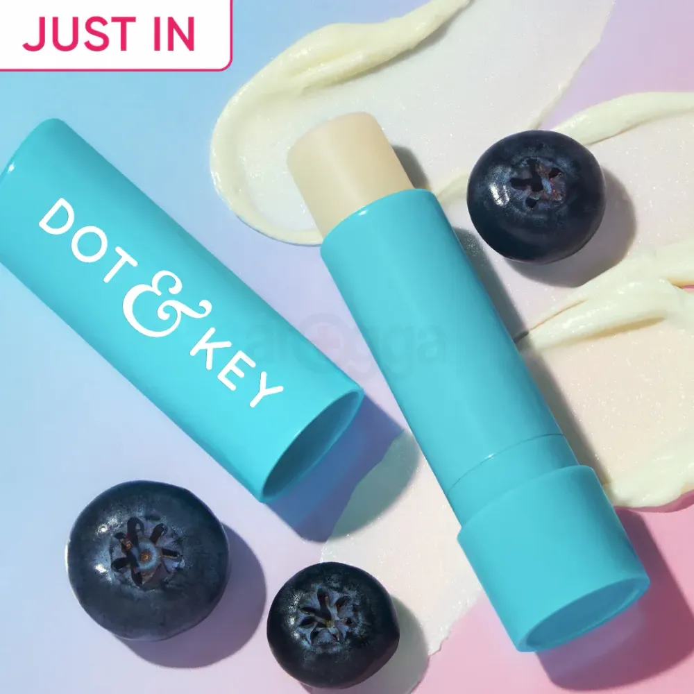 Dot and Key Barrier Repair Hydrating Non Tinted Lip Balm SPF 50 PA+++ - Blueberry Bliss  