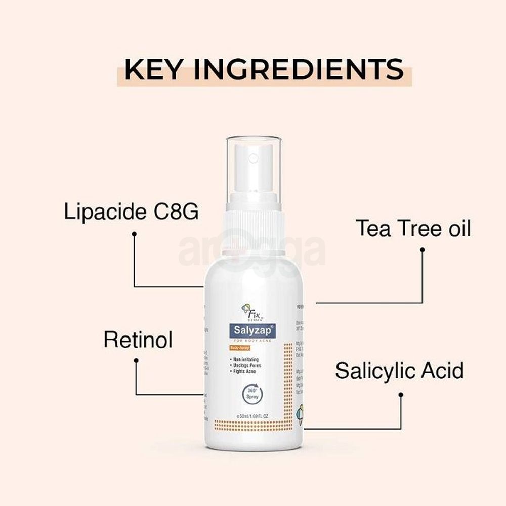 Fixderma Salyzap Acne Body Spray  