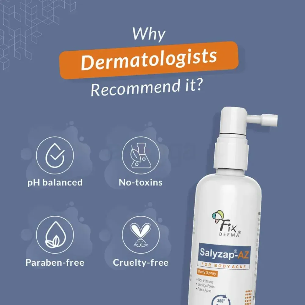 Fixderma Salyzap Acne Body Spray  