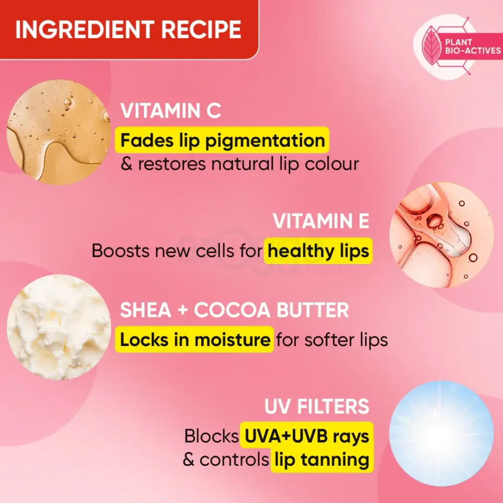 Dot and Key Gloss Boss Vitamin C + E Lip Balm with SPF 30 - Rose Blush  