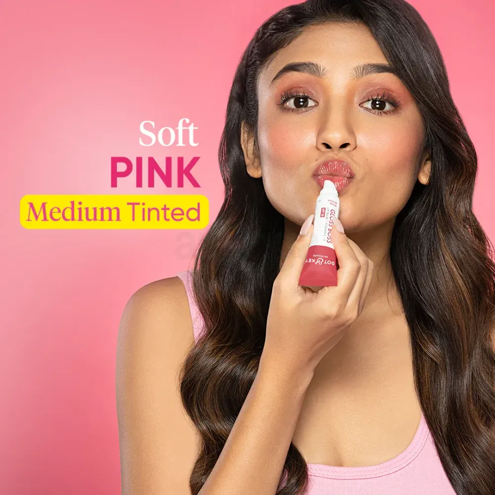 Dot and Key Gloss Boss Vitamin C + E Lip Balm with SPF 30 - Rose Blush  