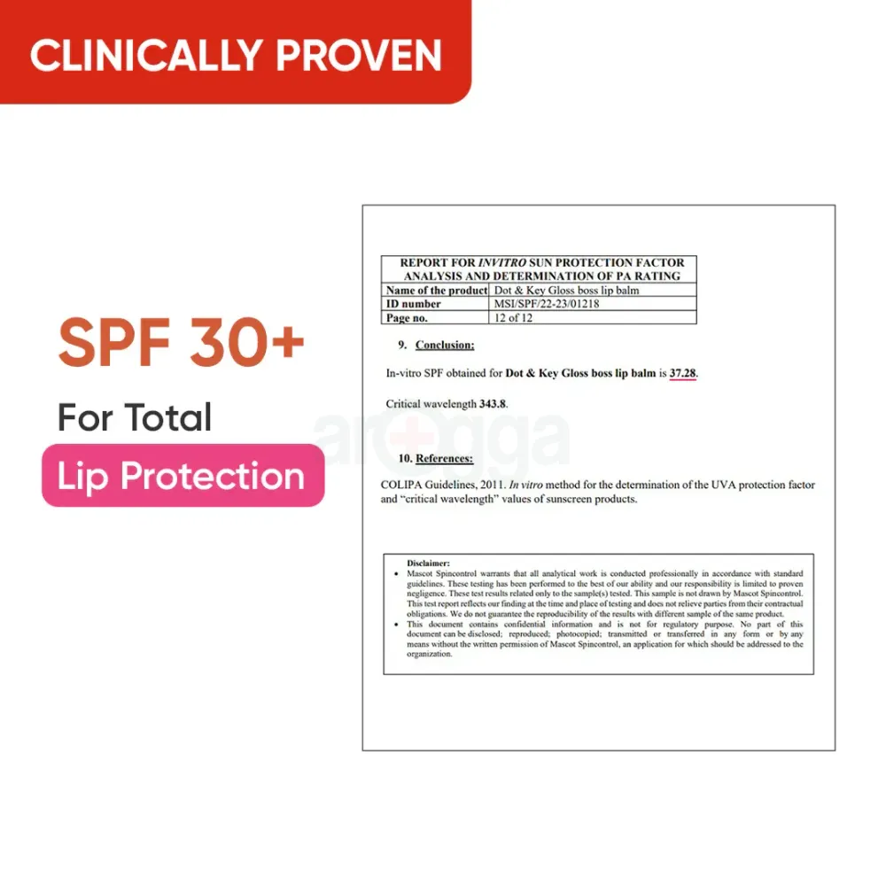 Dot and Key Gloss Boss Vitamin C + E Lip Balm with SPF 30 - Caramel Kiss  