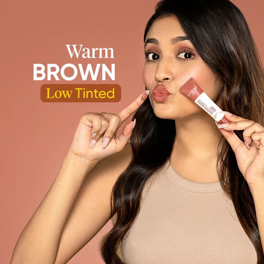 Dot and Key Gloss Boss Vitamin C + E Lip Balm with SPF 30 - Caramel Kiss  