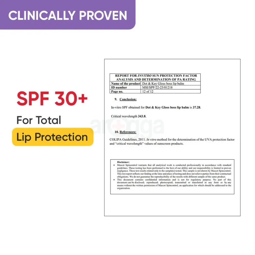 Dot and Key Gloss Boss Vitamin C + E Lip Balm with SPF 30 -  Strawberry Crush  