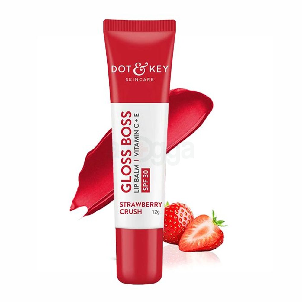 Dot and Key Gloss Boss Vitamin C + E Lip Balm with SPF 30 -  Strawberry Crush  