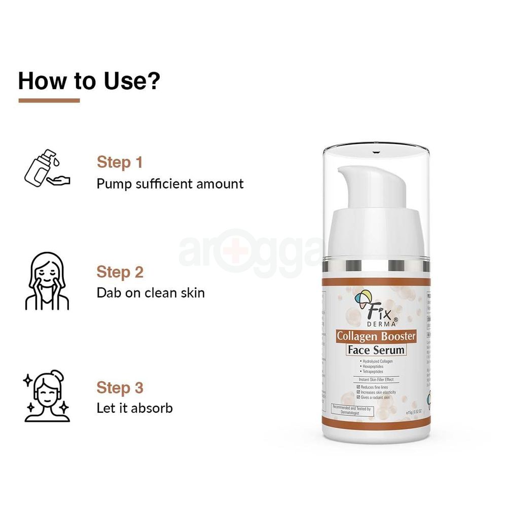 Fixderma Collagen Booster Face Serum with Hydrolyzed Collagen  