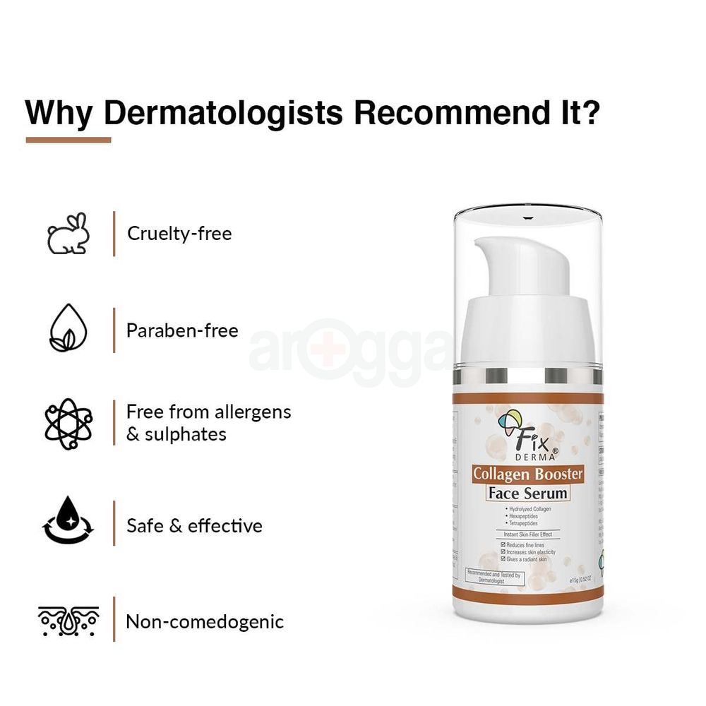 Fixderma Collagen Booster Face Serum with Hydrolyzed Collagen  