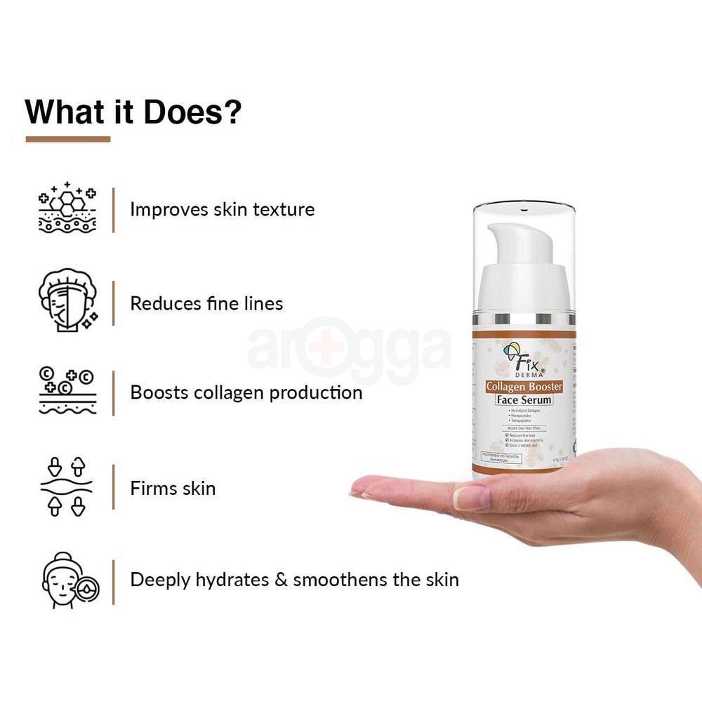 Fixderma Collagen Booster Face Serum with Hydrolyzed Collagen  