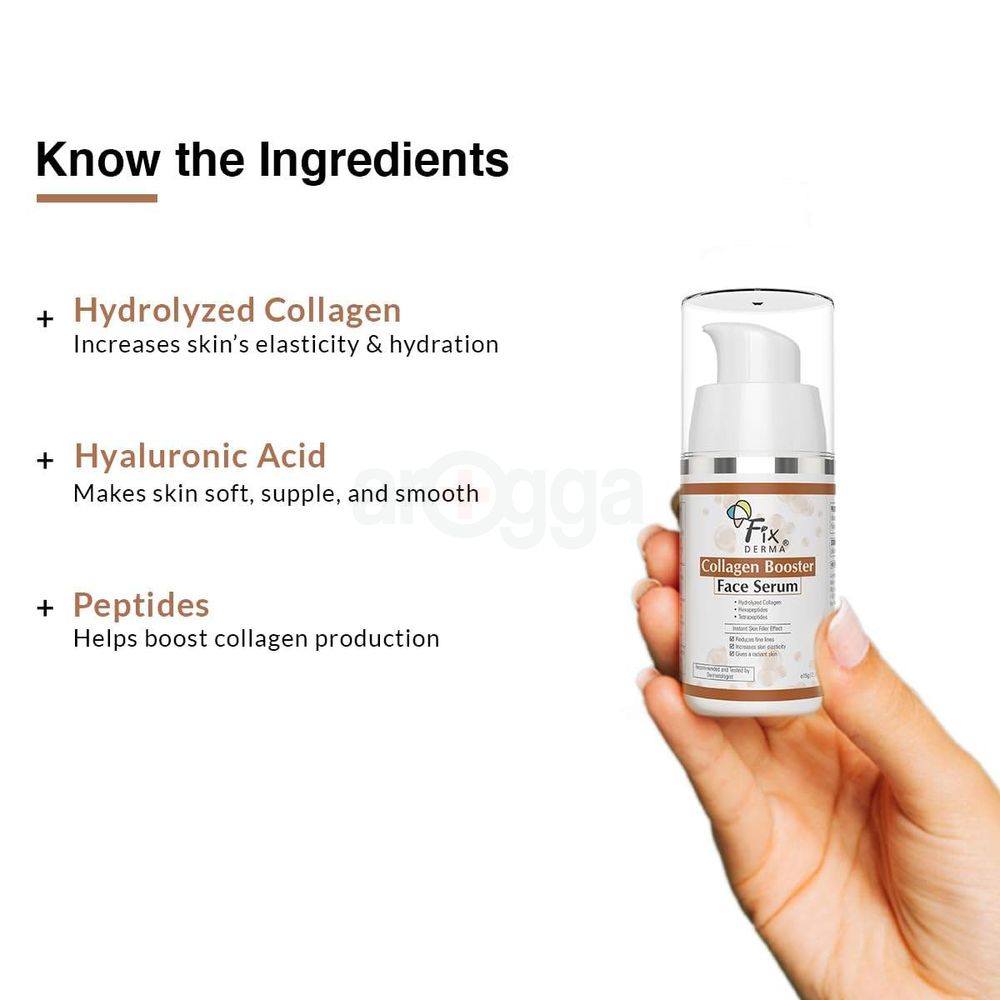 Fixderma Collagen Booster Face Serum with Hydrolyzed Collagen  