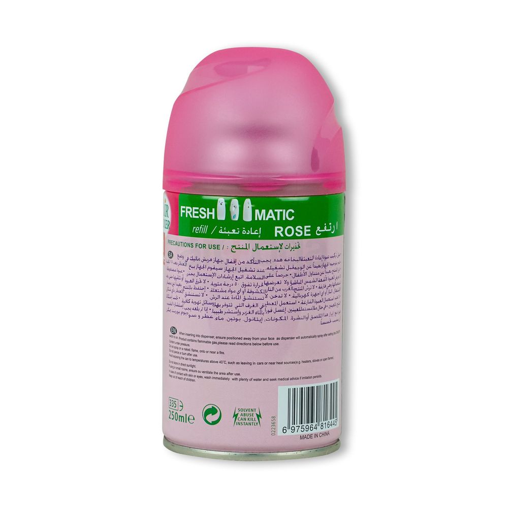 Air Wicker Freshmatic Automatic Spray Air Freshener Rose  