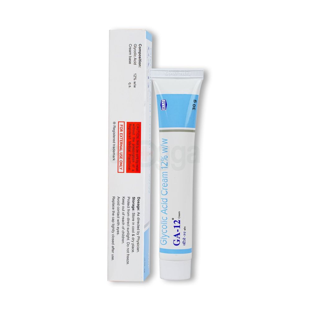 KLM Laboratories Glycolic Acid Cream 12% W/W GA - 12  