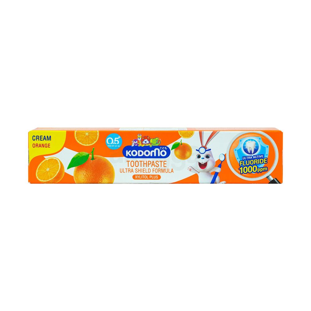 Kodomo Orange Cream Ultra Shield Formula Toothpaste for Kids (0.5+ Years)  