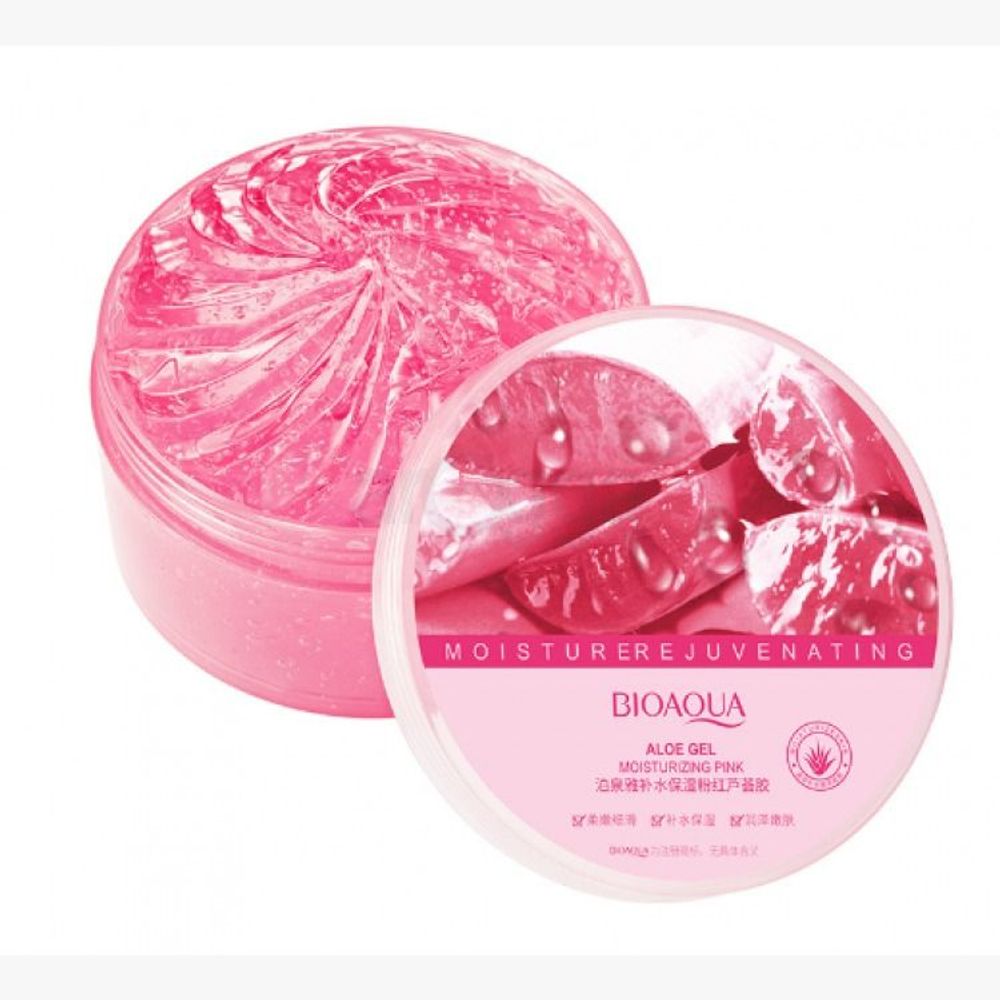 Bioaqua Moistueizing Pink Aloe Vera Gel - 300g  