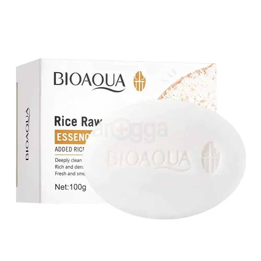 Bioaqua Rice Raw Pulp Essence Soap - 100g  