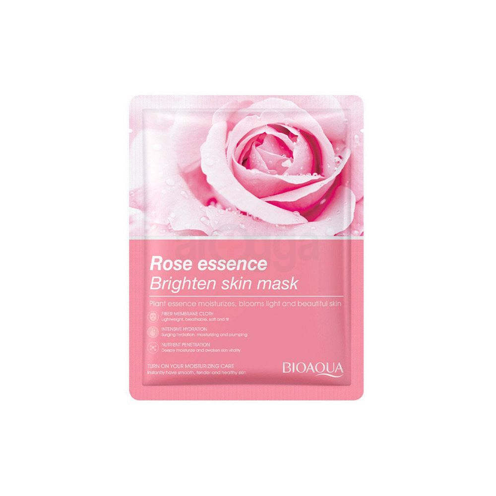 Bioaqua Rose Essence Brightening Skin Sheet Mask - 25g  