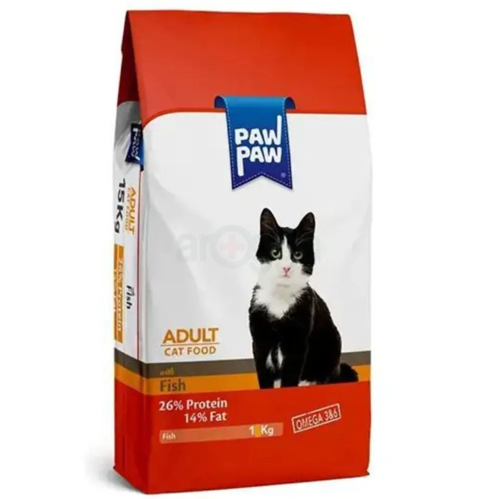 Paw Paw Adult Cat Food Fish - 1kg Pack  