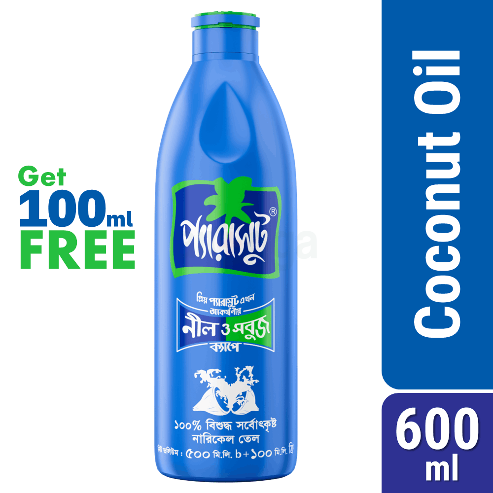 Parachute Coconut Oil 500ml (FREE 100ml)  