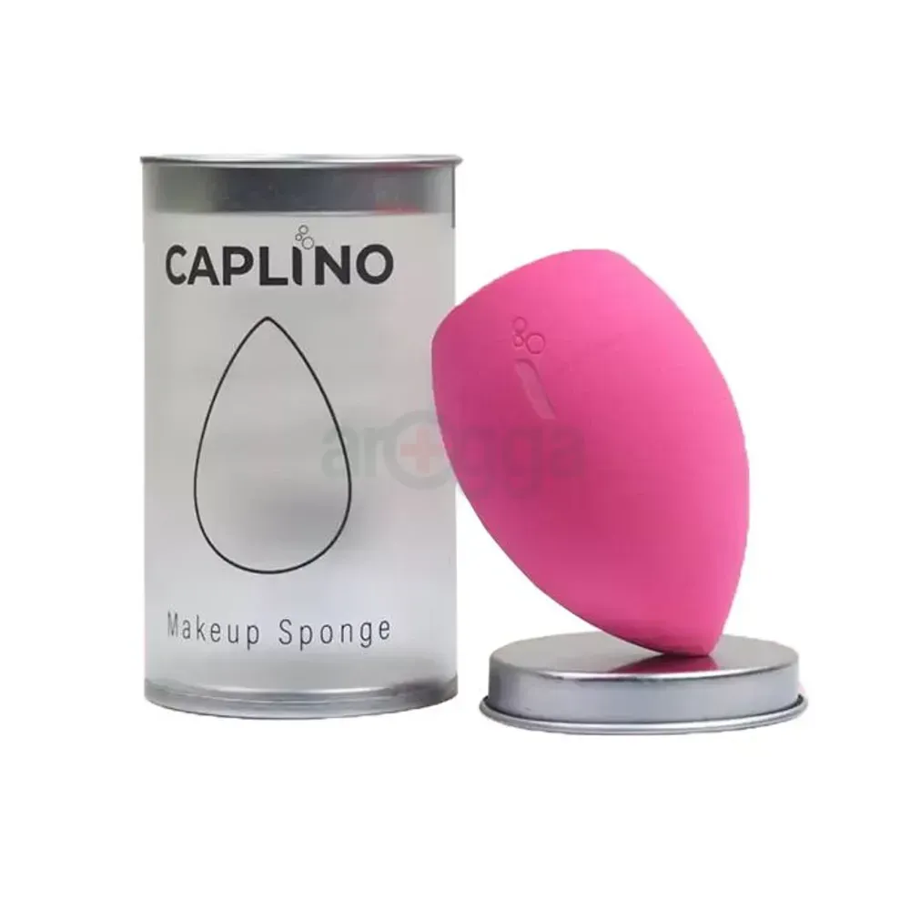 Caplino Beauty Makeup Sponge Megenta 1Pc and Lameila Times of Frozen Sense Waterproof Quick Dry Eyeliner- Black (2ml)   