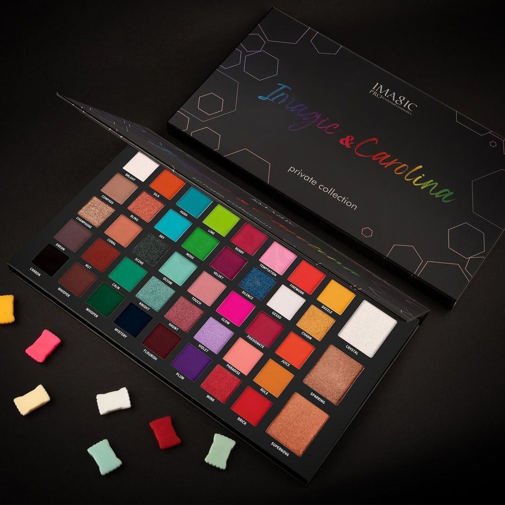 IMAGIC Imagic & Carolina 43 Color Eyeshadow Palette  