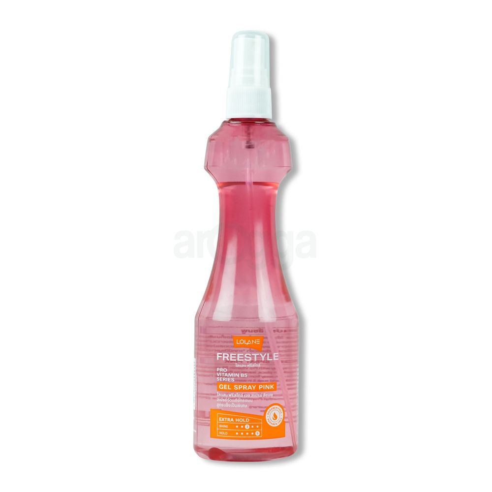 Lolane Freestyle Extra Hold Hair Gel Spray Pink  