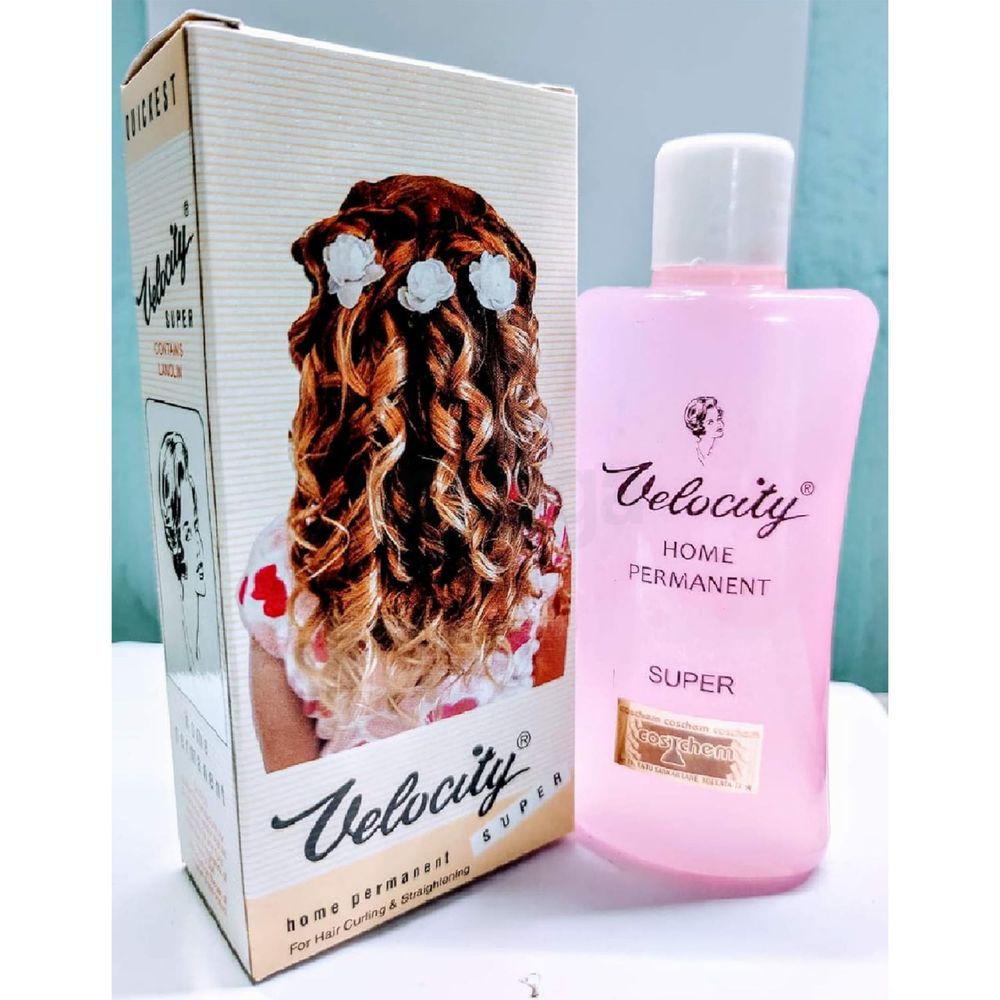 Velocity Home Permanent For Hair Curling and Sraightening  