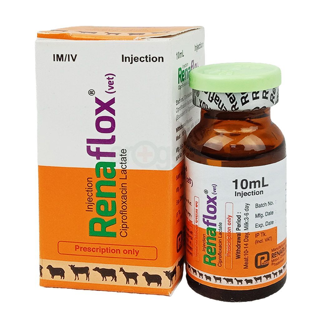 Renaflox 10ml (Vet) Injection  