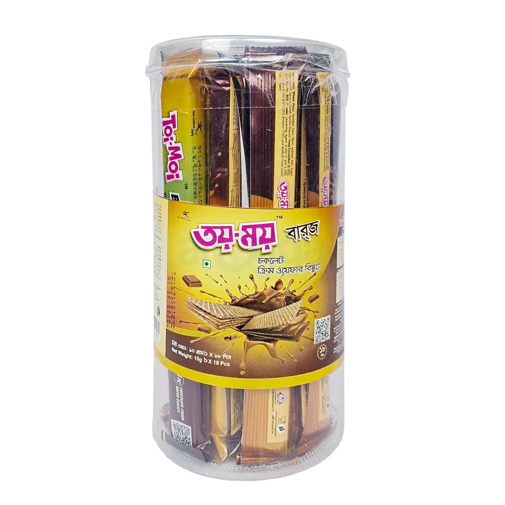 Toi Moi Barz Chocolate Wafer 10gm  