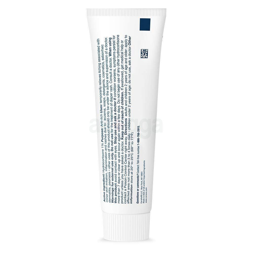 Cerave Hydrocortisone Anti Itch Cream for Minor Skin Irritations and Rashes  