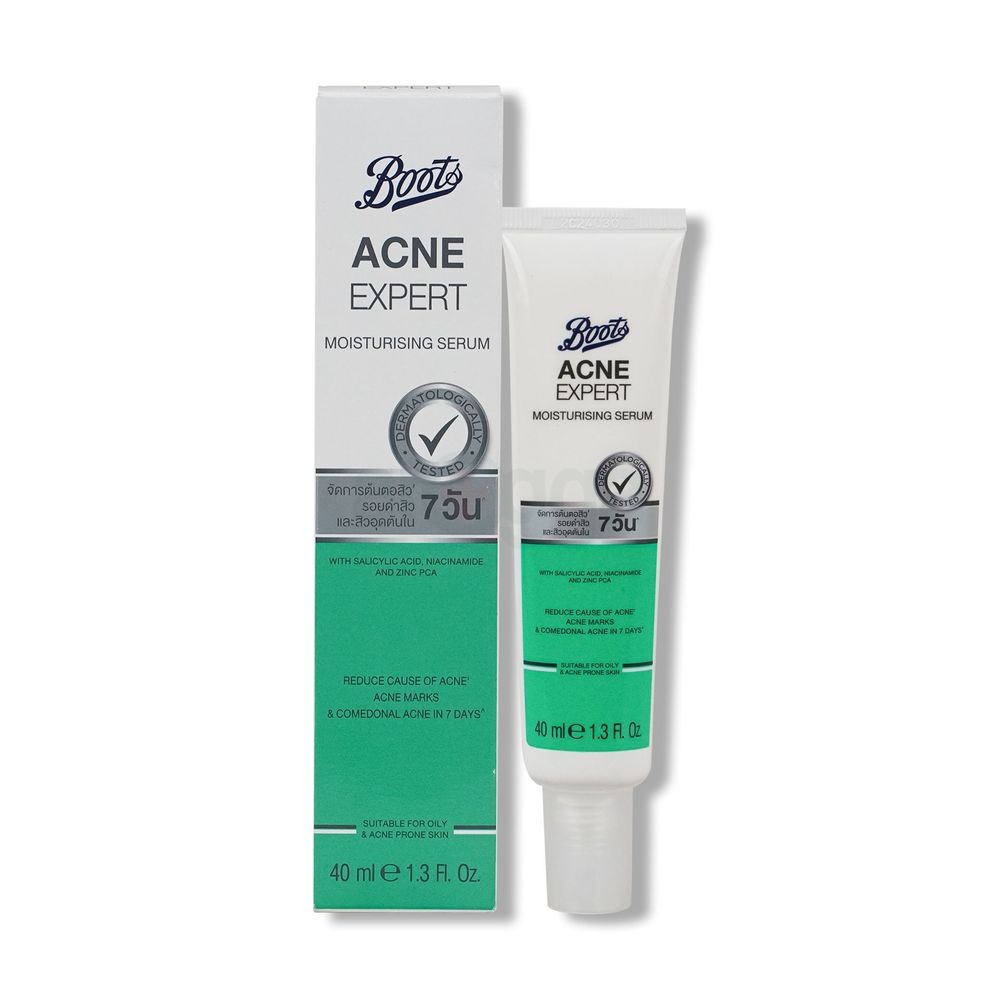 Boots Acne Expert Moisturising Serum for Oily & Acne Prone Skin  