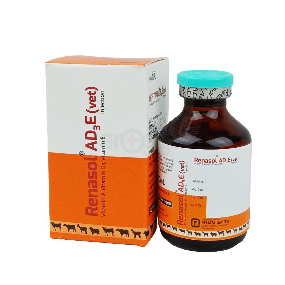 Renasol AD3E 30ml (Vet) IM Injection  