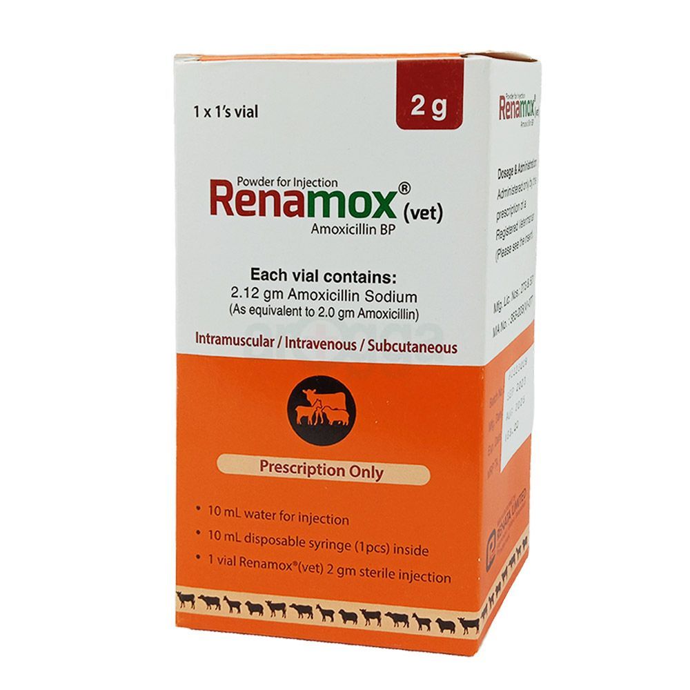 Renamox 2gm (Vet) IM/IV Injection  