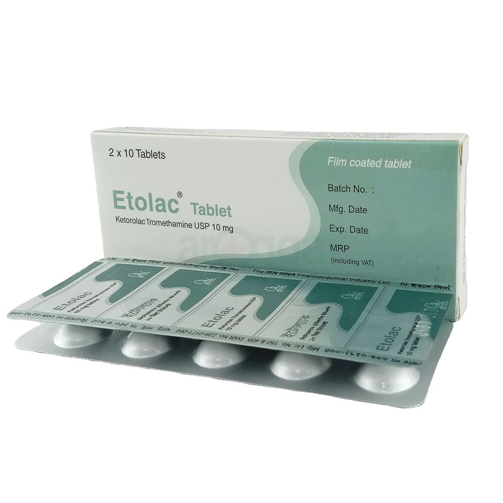 Etolac 10mg Tablet