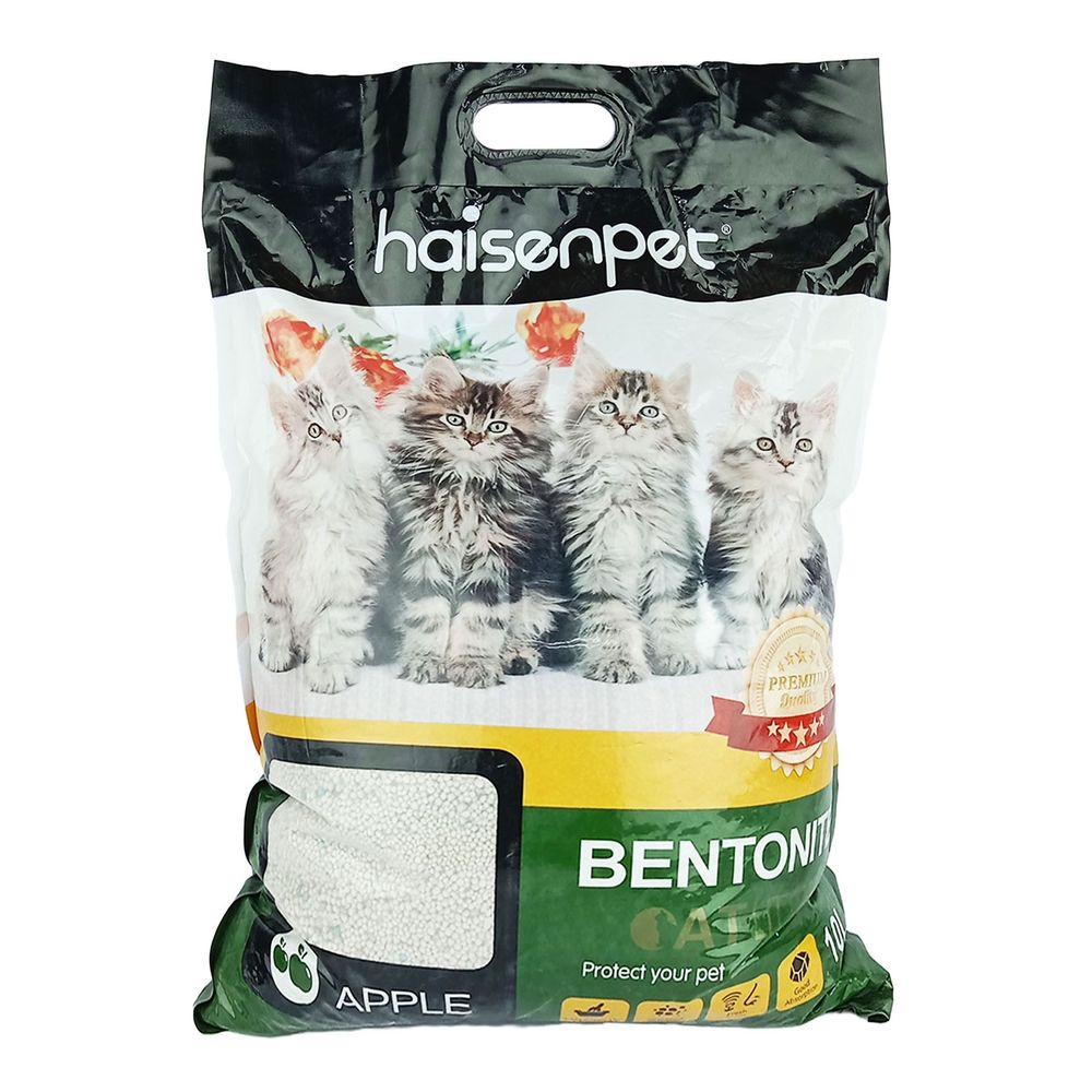 Haisenpet Bentonite Cat Litter Apple 10L  