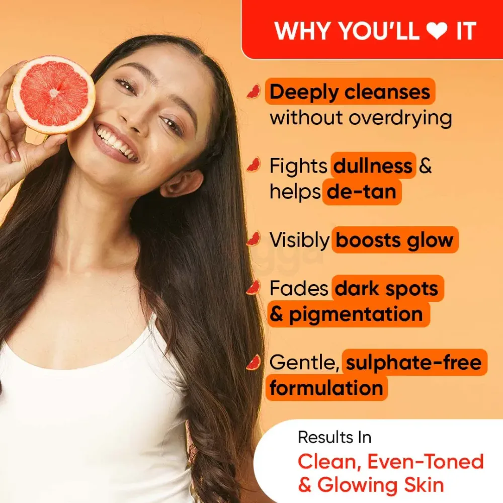 Dot and Key Vitamin C + E Super Bright Gel Face Wash with Niacinamide for All Skin Types  