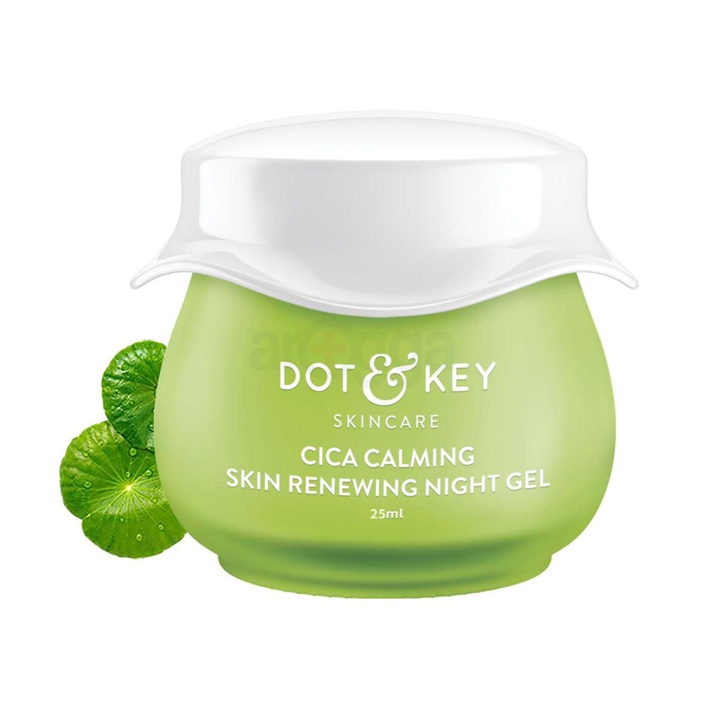 Dot and Key Cica Calming Skin Renewing Night Gel with Green Tea and Niacinamide  