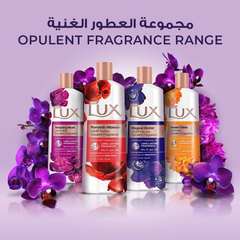 Lux Perfumed Body Wash Romantic Hibiscus for 24hrs Long Lasting Fragrance  