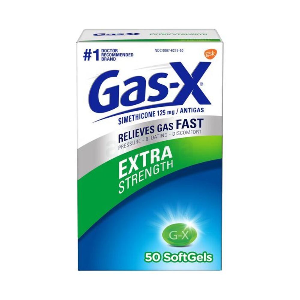 Gas-X Extra Strength Antigas Simethicone 120 Softgels  