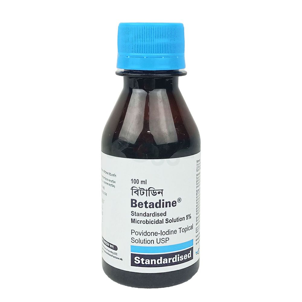 Betadine Solution 5% 100ml 5% 