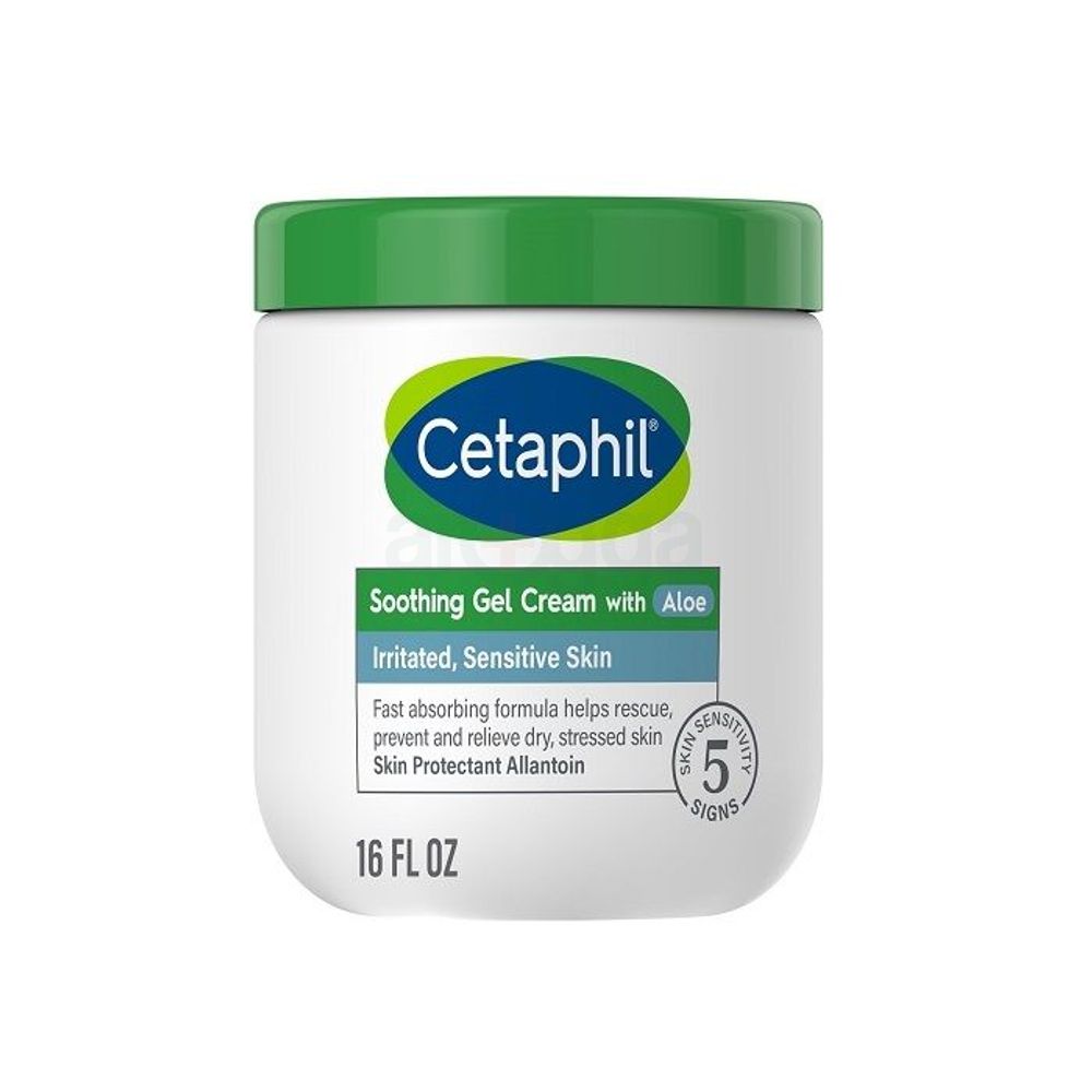 Cetaphil Aloe Soothing Gel Cream for Irritated, Sensitive Skin  