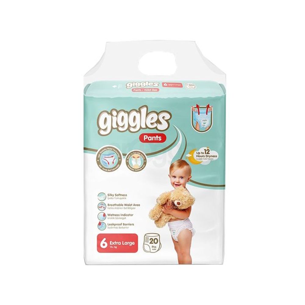 Giggles Baby Pants 15+ Kg Extra Large 20 Pcs  