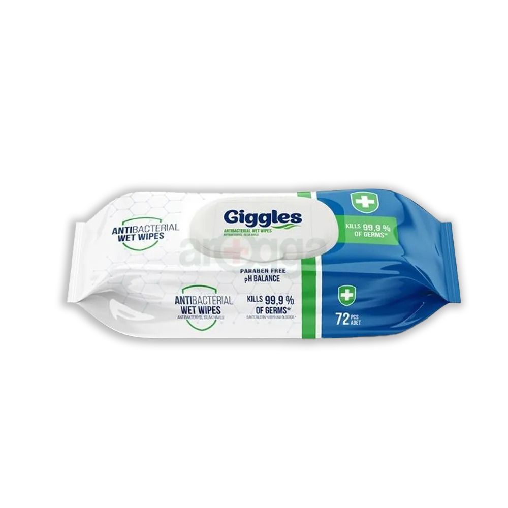 Giggles Wet Wipes Antibacterial 72 pcs  