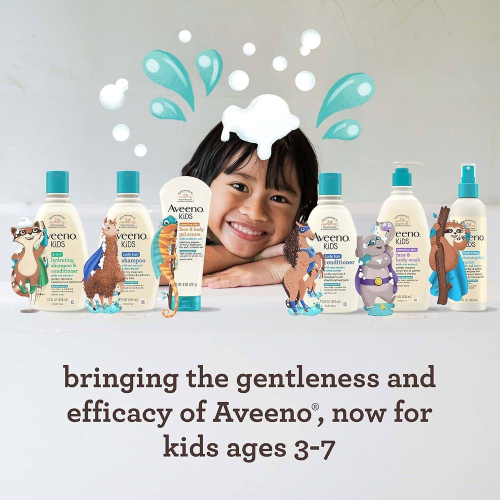 Aveeno Kids Hydrating Detangling Hair Spray with Oat Extract  