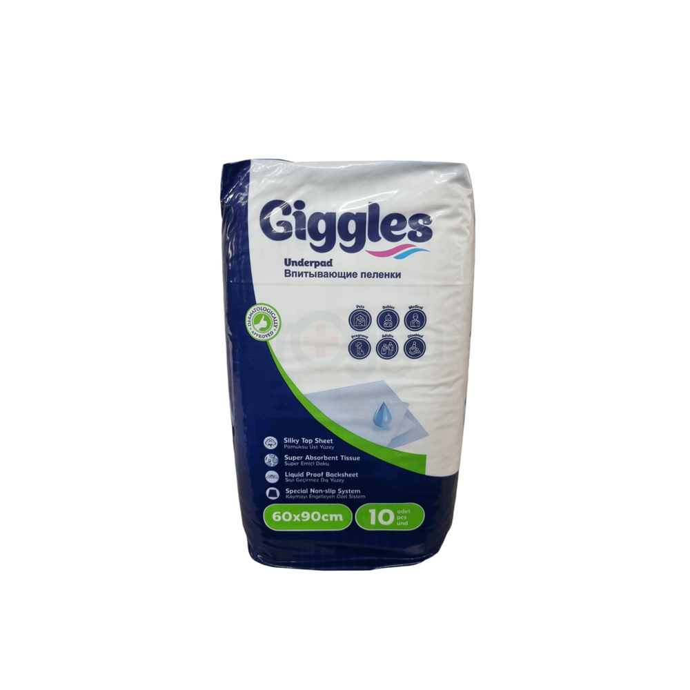 Giggles Underpad 10 Pcs (60x90cm)  