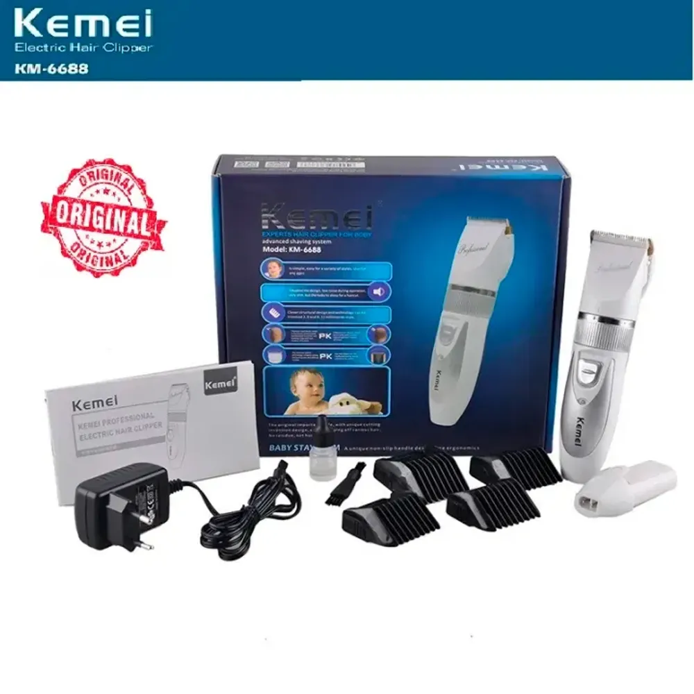 Kemei KM-6688 Heavy Duty Professional Hair and Beard Trimmer for Men  