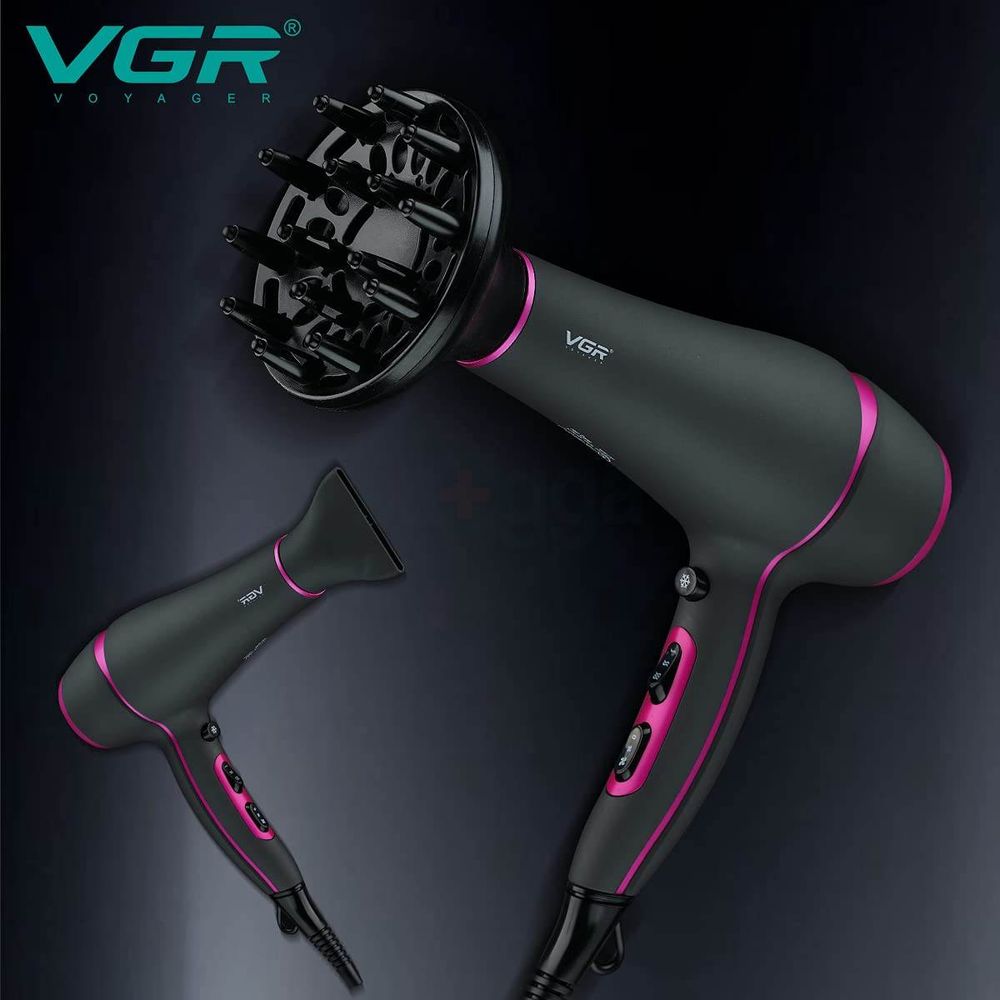 VGR V-402 Professional Hair Dryer with 1800-2200 Watts AC Motor  