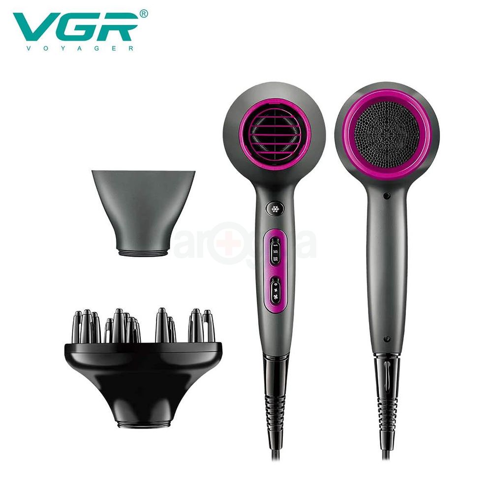 VGR V-402 Professional Hair Dryer with 1800-2200 Watts AC Motor  