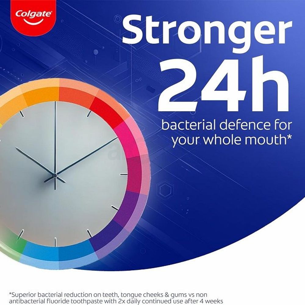 Colgate Total Advanced Whitening Toothpaste with 24hr Antibacterial Protection  
